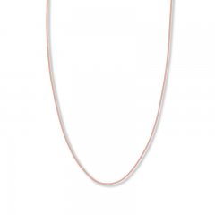 Adjustable 22" Snake Chain 14K Rose Gold Appx. 1.4mm