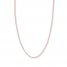 Adjustable 22" Snake Chain 14K Rose Gold Appx. 1.4mm