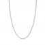 24" Textured Rope Chain 14K White Gold Appx. 1.56mm