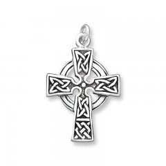 Celtic Cross Charm Sterling Silver