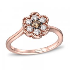 Le Vian Diamond Ring 3/8 ct tw 14K Strawberry Gold