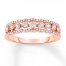 Diamond Ring 1/3 ct tw Round-cut 10K Rose Gold