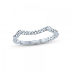 Monique Lhuillier Bliss Diamond Wedding Band 1/5 ct tw Round-cut 18K White Gold