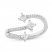 Three-Stone Diamond Ring 1/2 ct tw Princess/Round-Cut 10K White Gold