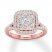 Diamond Engagement Ring 3/4 ct tw Round-cut 14K Rose Gold