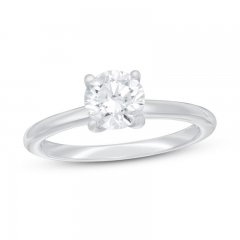 Lab-Created Diamonds by KAY Solitaire Engagement Ring 1-1/2 ct tw Round-cut 14K White Gold