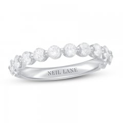 Neil Lane Premiere Diamond Anniversary Ring 1 ct tw Round-cut 14K White Gold