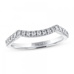 Leo Diamond Wedding Band 1/4 ct tw 14K White Gold