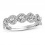 Diamond Anniversary Band 1/3 ct tw Round-cut 14K White Gold