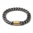 Bulova Chain Link Bracelet Two-Tone Stainless Steel 8.8"