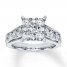 Previously Owned Diamond Ring 2 ct tw Round-cut 14K White Gold