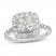 Previously Owned Diamond Engagement Ring 1-3/8 ct tw Round-cut 14K White Gold