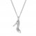 Emmy London Shoe Necklace Sterling Silver 20" Adjustable