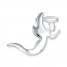 Kneeling Angel Pin Sterling Silver