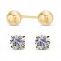 Children's Stud Earrings Boxed Set 14K Yellow Gold