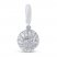 True Definition Basketball Charm 1/10 ct tw Diamonds Sterling Silver