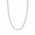 18" Figaro Chain Necklace 14K White Gold Appx. 3.9mm