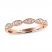 Adrianna Papell Diamond Anniversary Band 1/5 ct tw 14K Rose Gold