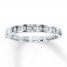 Previously Owned Diamond Band 1/10 carat tw Round-cut 10K White Gold