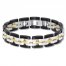 Men's Link Bracelet Ion-Plated Stainless Steel 8.75"