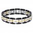 Men's Link Bracelet Ion-Plated Stainless Steel 8.75"