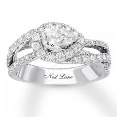 Neil Lane Diamond Engagement Ring 1-3/8 ct tw 14K White Gold