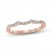 Monique Lhuillier Bliss Diamond Wedding Band 1/4 ct tw Round-cut 18K Rose Gold