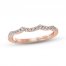 Monique Lhuillier Bliss Diamond Wedding Band 1/4 ct tw Round-cut 18K Rose Gold