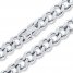 Men's Curb Link Bracelet Stainless Steel 9" Length