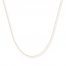 Box Chain Necklace 14K Yellow Gold 20" Length