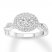 Diamond Engagement Ring 5/8 ct tw Round-cut 14K White Gold