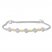 Diamond Bolo Bracelet 7/8 ct tw Round-cut 10K Two-Tone Gold