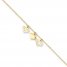 Heart Charm Anklet 14K Yellow Gold