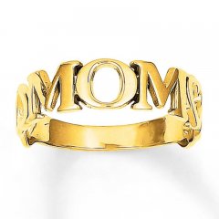 MOM Ring 14K Yellow Gold