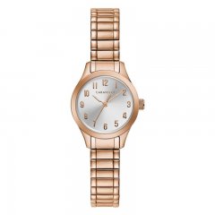 Caravelle by Bulova Women's Rose-Tone Stainless Steel Watch 44L254