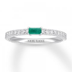 Neil Lane Emerald Anniversary Band 1/3 ct tw Diamonds 14K Gold