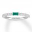 Neil Lane Emerald Anniversary Band 1/3 ct tw Diamonds 14K Gold