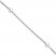 Snake Chain Anklet Sterling Silver 9" Length