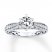 Diamond Engagement Ring 7/8 ct tw Round-cut 14K White Gold