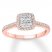 Diamond Engagement Ring 1/2 Carat tw 10K Two-Tone Gold