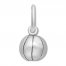 Basketball Charm Sterling Silver