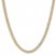 Men's Foxtail Chain Necklace Yellow Ion-Plated Stainless Steel