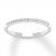 Diamond Wedding Band 1/15 ct tw Round-cut 10K White Gold