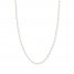 Beaded Cable Chain Necklace 14K Two-Tone Gold 20" Length