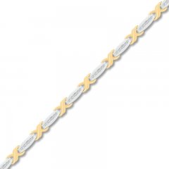 Diamond Bracelet 1/2 ct tw 10K Two-Tone Gold 7"