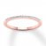 Diamond Wedding Band 1/15 ct tw Round-cut 10K Rose Gold