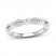 Diamond Anniversary Ring 1/4 ct tw 10K White Gold