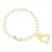 Heart Bracelet 14K Yellow Gold