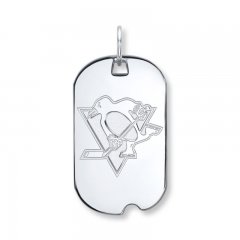 NHL Pittsburgh Penguins Dog Tag Sterling Silver