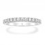 Previously Owned Tolkowsky Wedding Band 1/3 ct tw Diamonds 14K White Gold